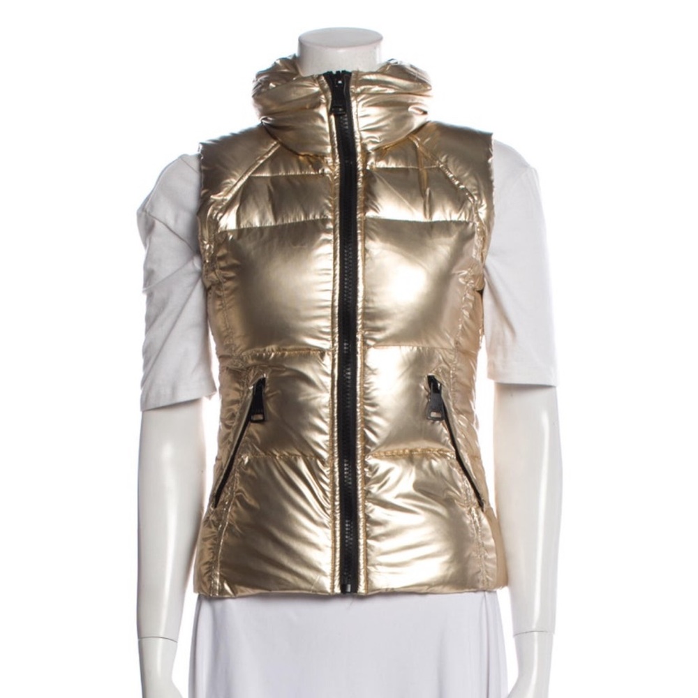 SAM. Metallic Gold Kids Down Vest